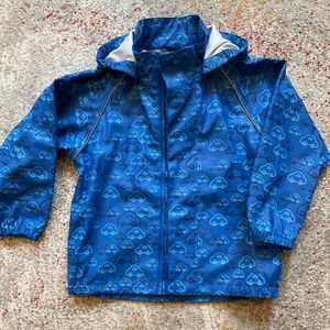 EUC Blue Rain Jacket for Little Boy Size 5